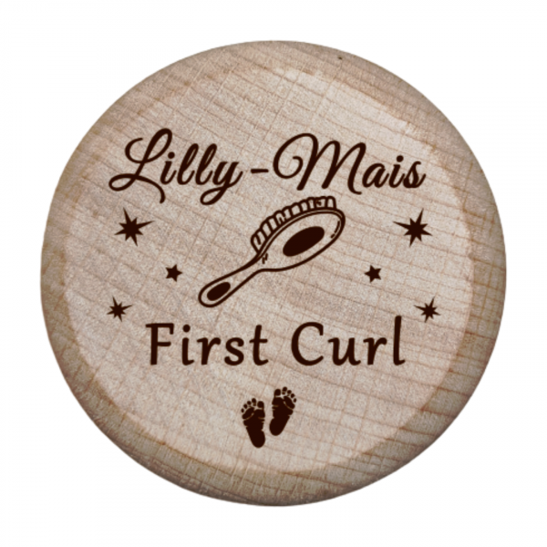 Personalised First Curl Box Gift Baby First Curl For Boys and Girls - Image 8