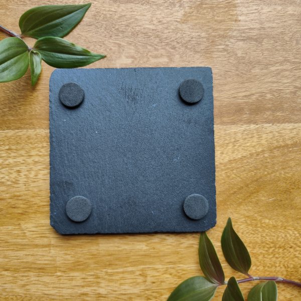 Personalised Funny Congratulations on Exam Results Laser Engraved Natural Slate Coaster, ideal gift for GCSE A-Level Degree graduation - Image 3