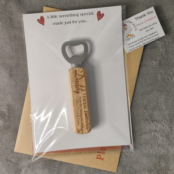 Personalised Football Gift Bottle Opener for Birthday Christmas Football & Beer Fan - Image 5