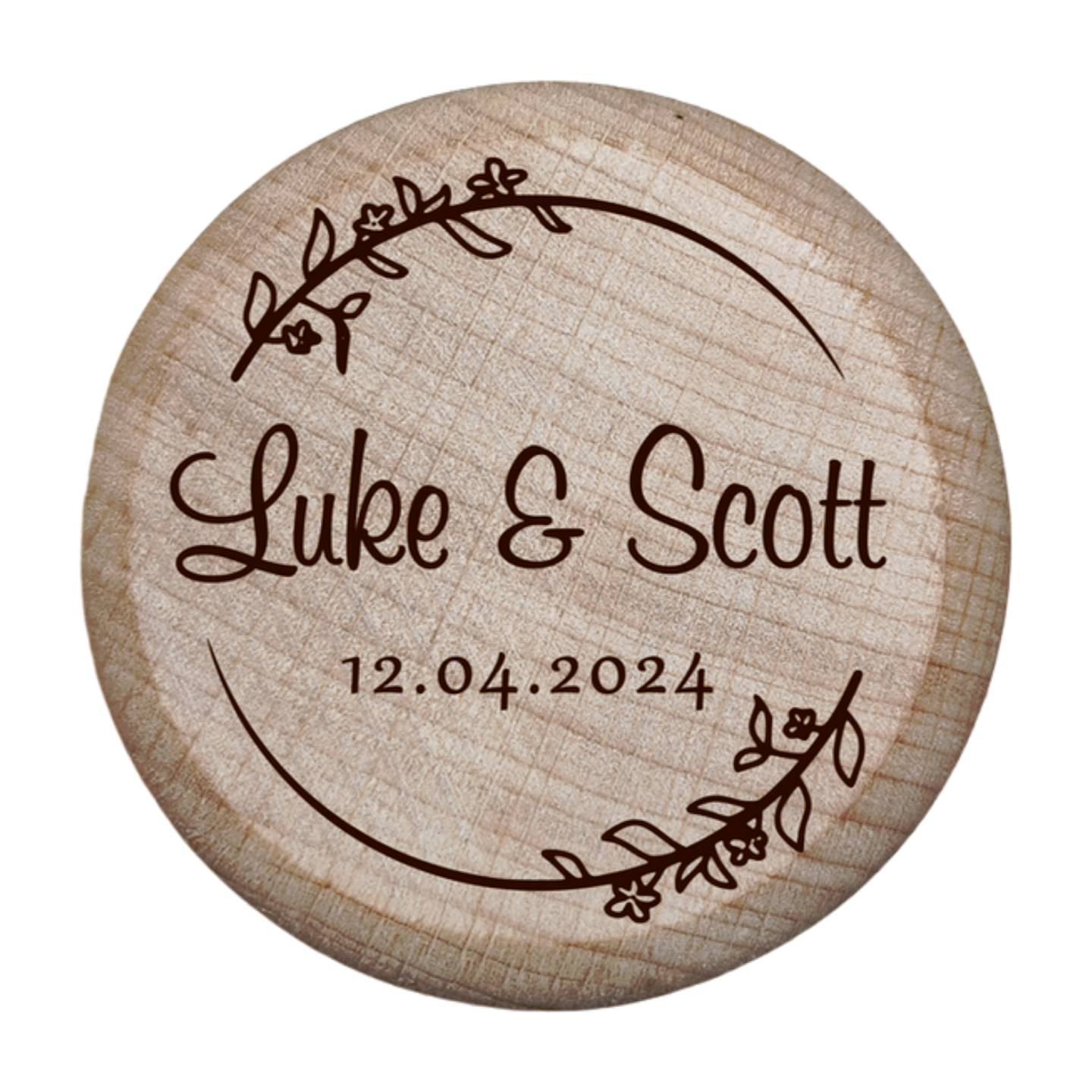 Personalised Wedding Ring Box for Ring Bearer proposal Box Ring Pillow - Image 2