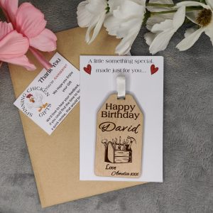 Personalised Birthday Gift Tag Label for Birthday Present