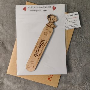 Personalised Bookmark for kids Cute Animal Laser Engraved Gift With Name Ideal for Christmas Birthday or Back to School Bag