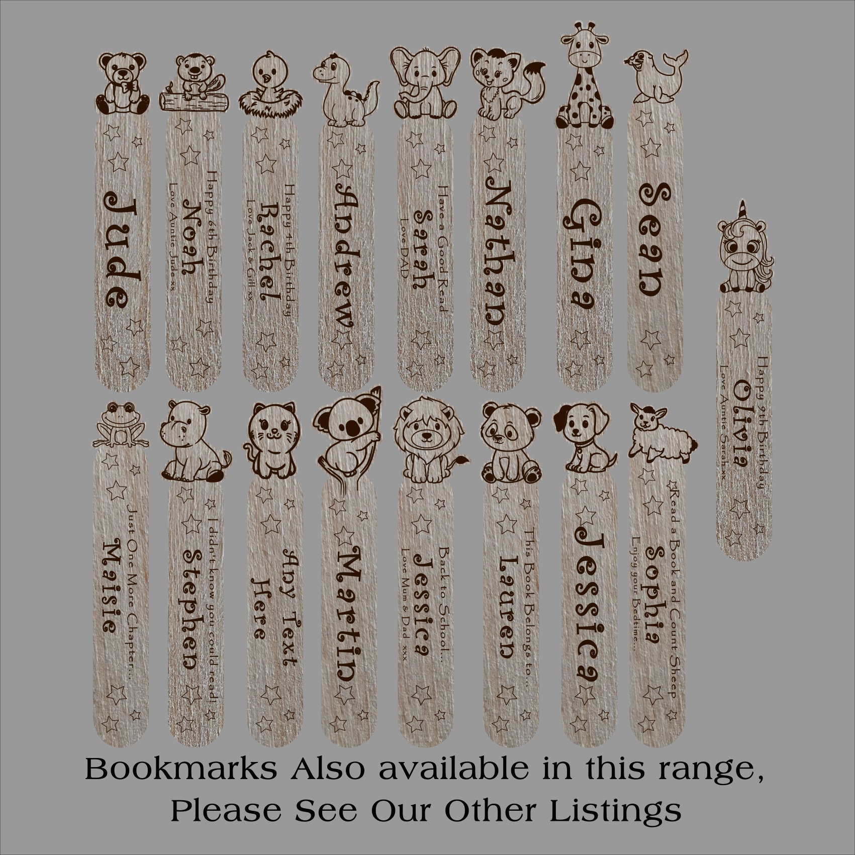 Personalised Animal Fridge Magnet: Laser Engraved Wooden Gift - Image 4