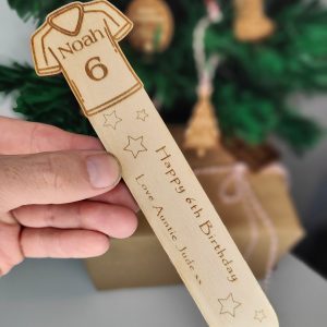 Personalised Football Shift Bookmark Gift Handheld
