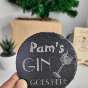 Personalised Gin Gift Coaster