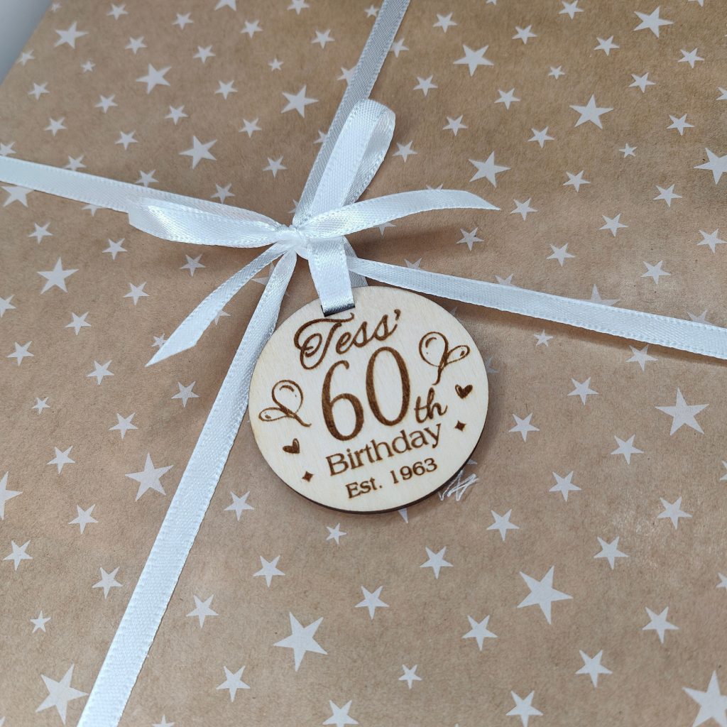 Personalised Birthday Gift Tag Design 1