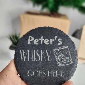 Personalised Whisky Gift Coaster