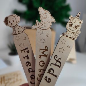 Personalised cute animal Bookmark gift