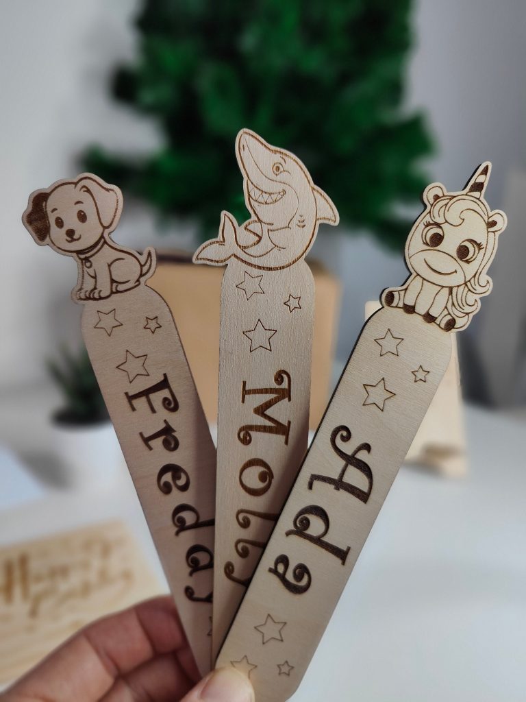 Personalised cute animal Bookmark gift