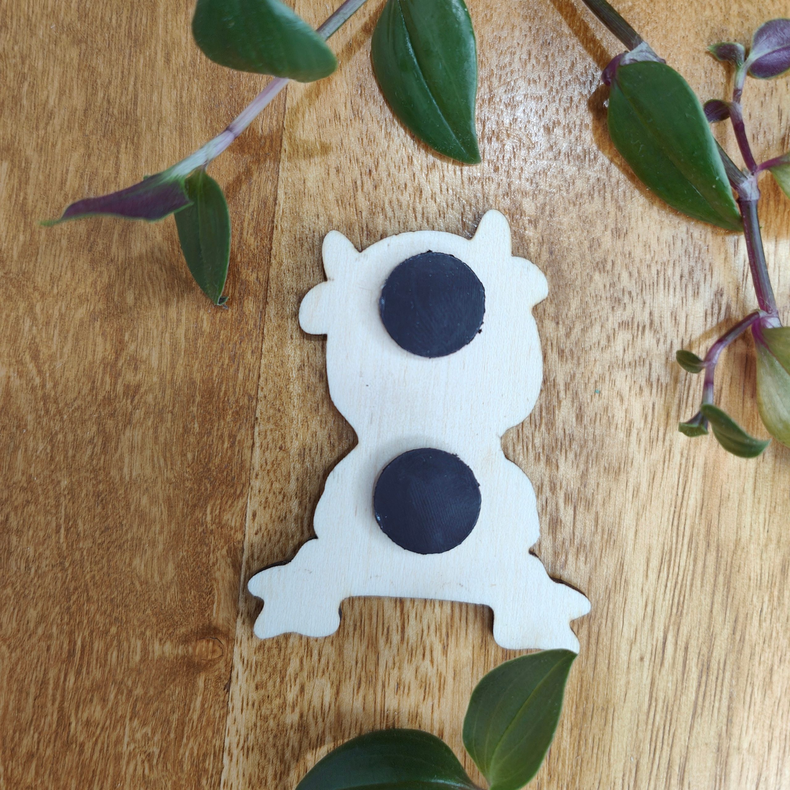 Personalised Animal Fridge Magnet: Laser Engraved Wooden Gift - Image 2