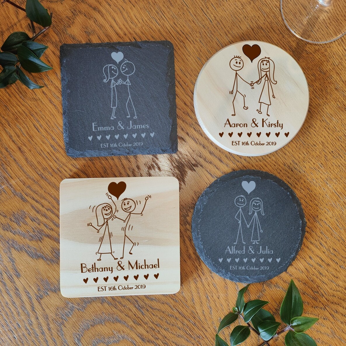 Personalised Valenties day Anniversary couple gift