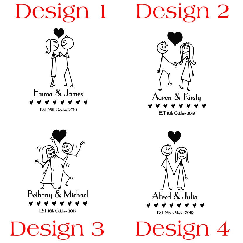 Personalised Couples Coaster, Valentines Anniversary Gift - Image 2