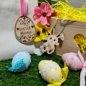 Personalised Easter Bunny Egg Gift Tag Label