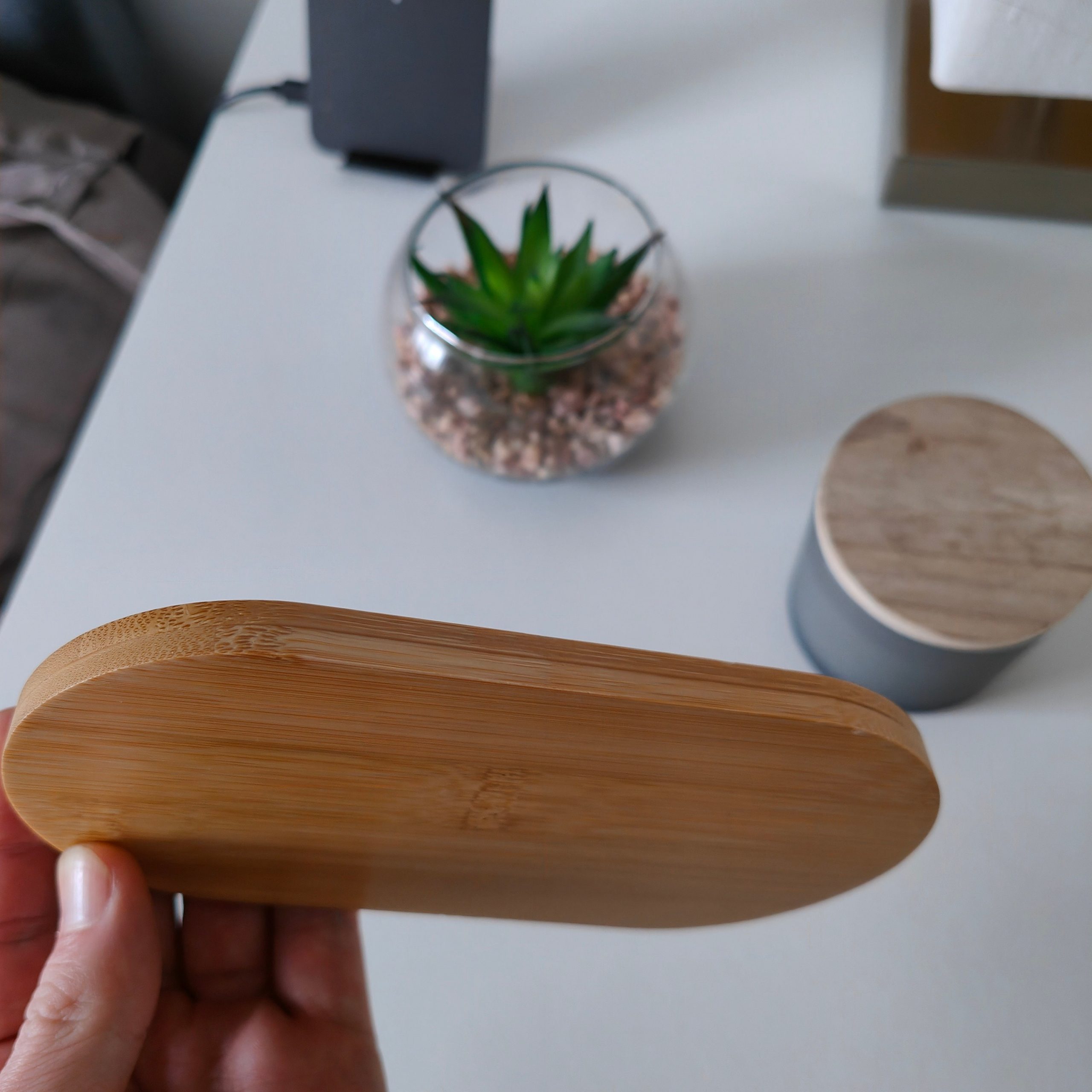 Personalised Wooden Trinket Tray: Engraved Ring & Coin Holder - Image 6