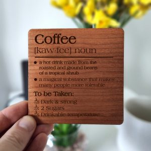 Personalised coffee lovers gift funny for him or her