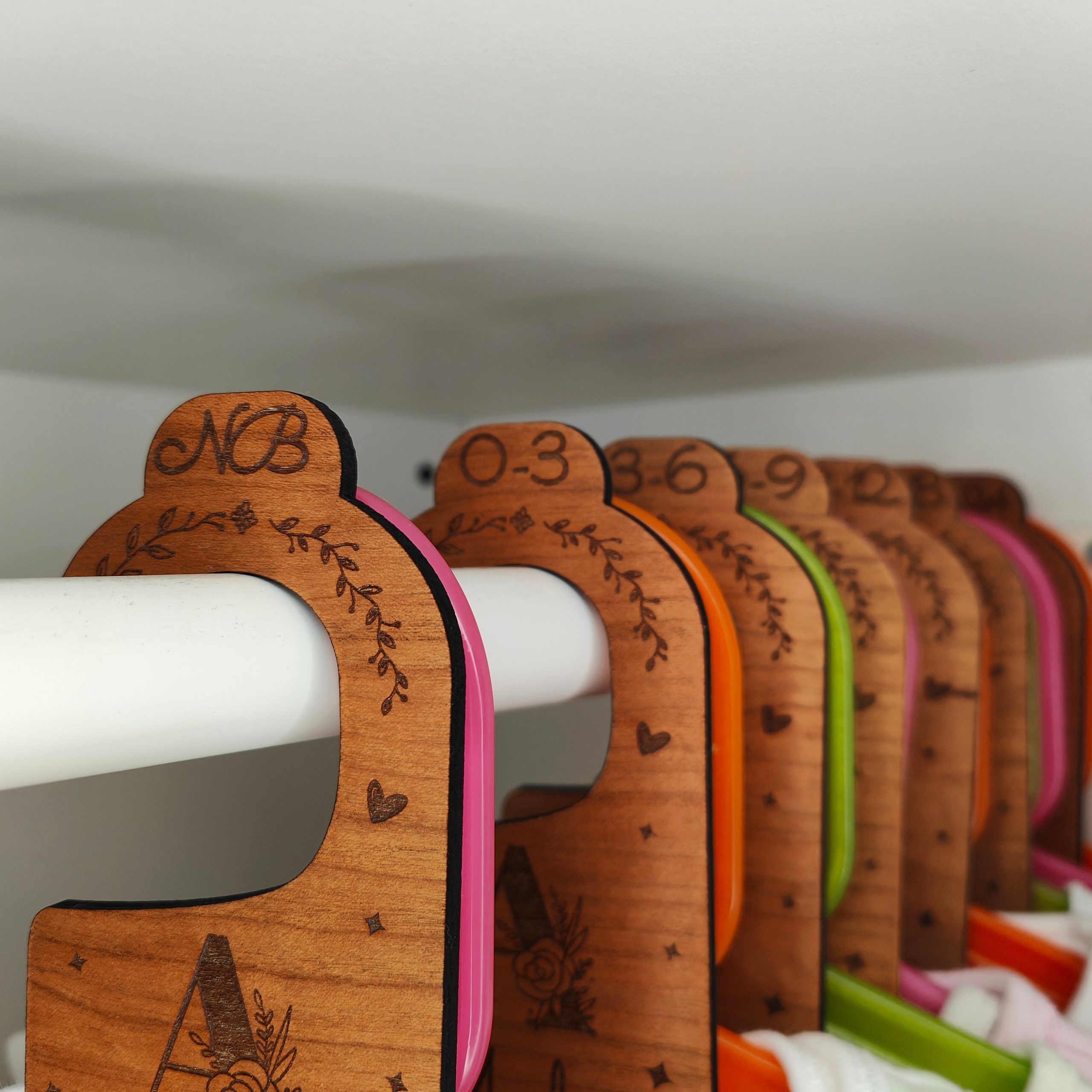 Personalised Baby Clothes Dividers: Jungle Theme Nursery Decor - Image 7