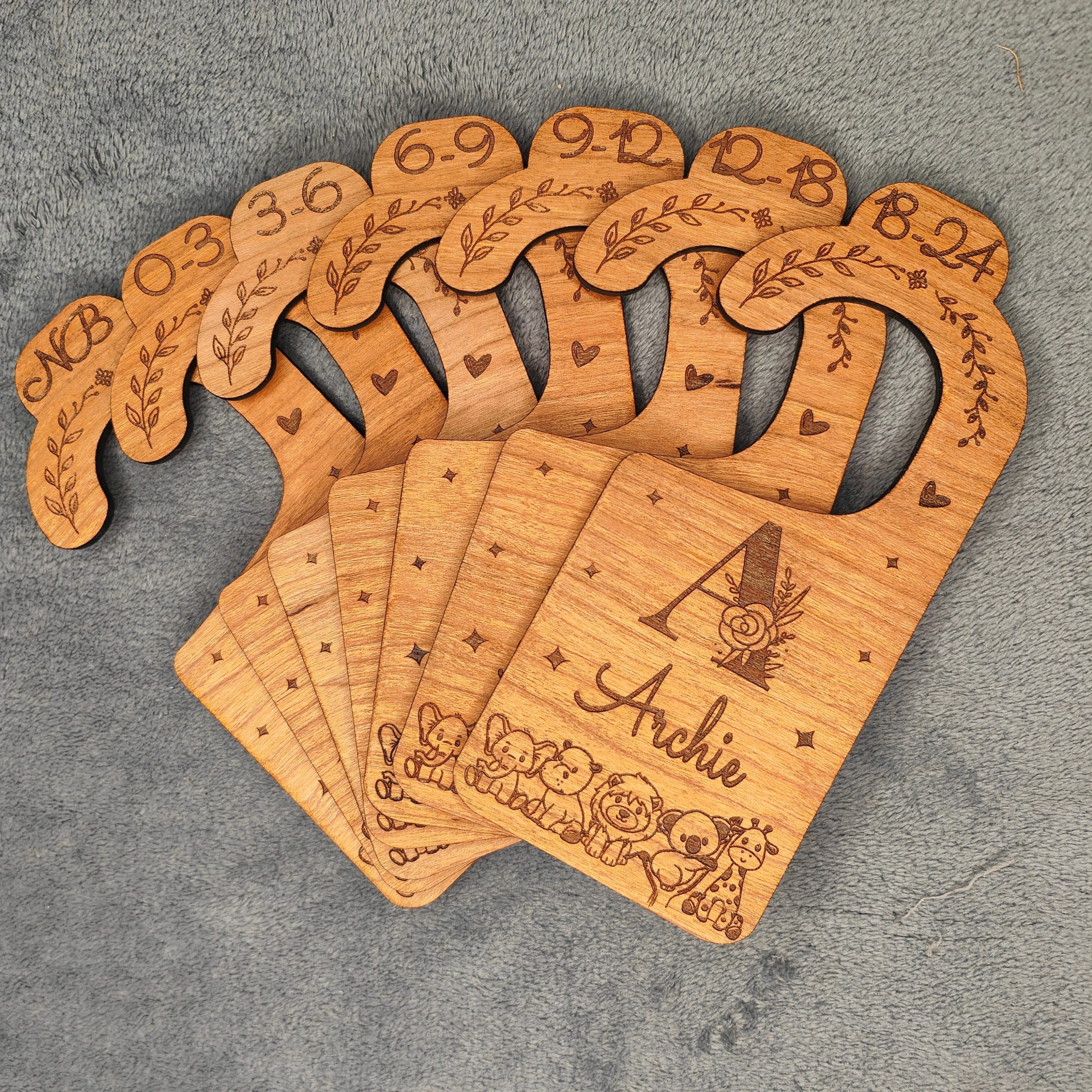 Personalised Baby Clothes Dividers