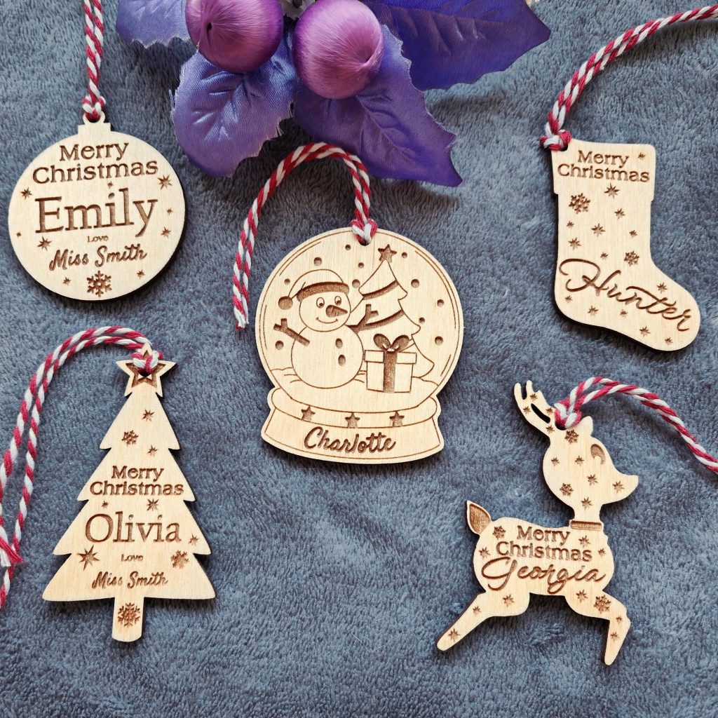 Personalised Christmas Bauble: Teacher Class Gift, Corporate Xmas Ornament